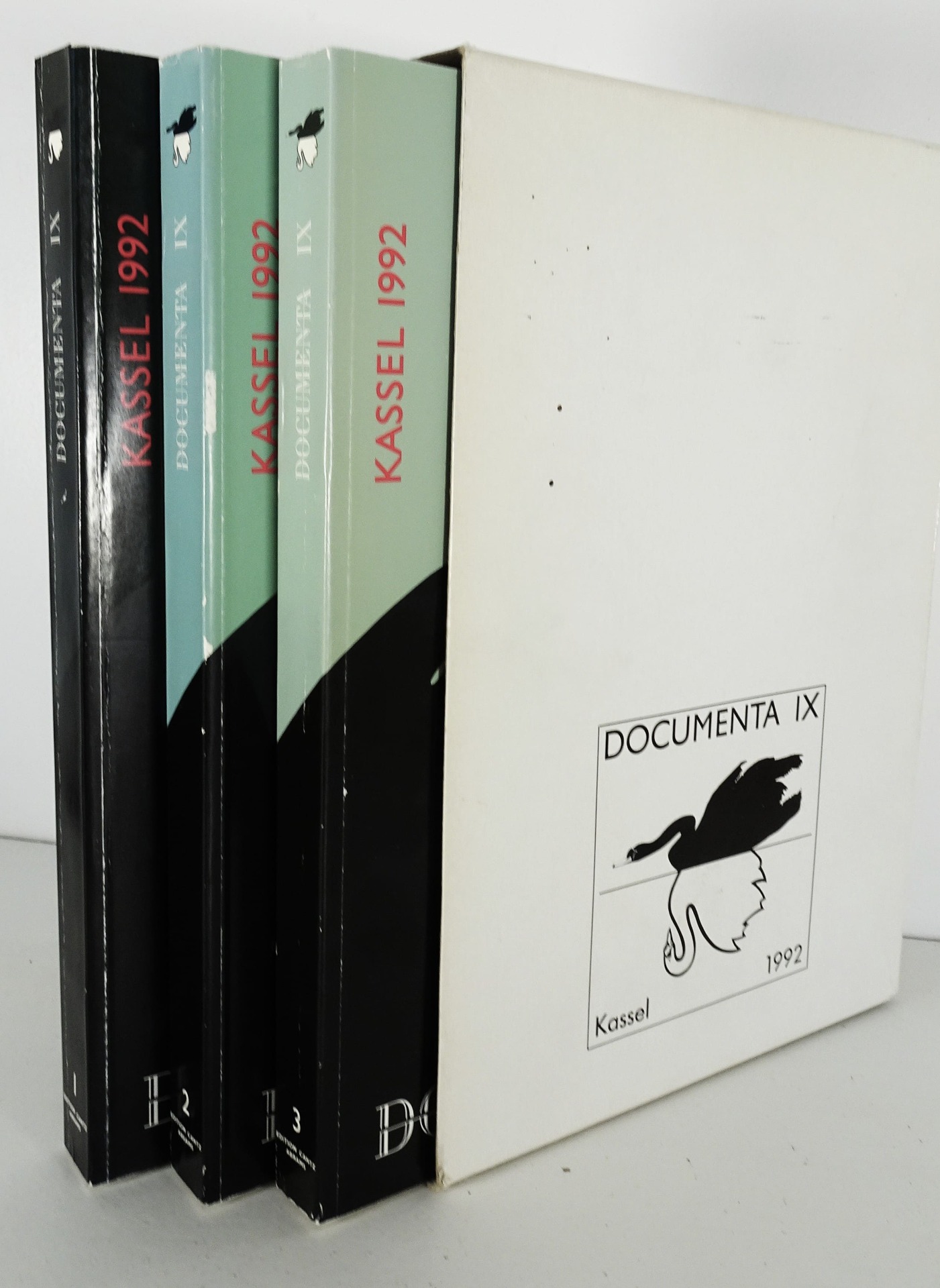 Documenta IX - Kassel 1992 - driedelig - gesigneerd door Jan Hoet